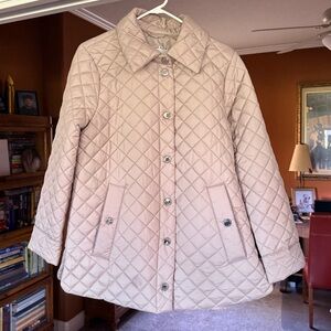 Anne Klein Quilted Women's Coat - Beige - Medium